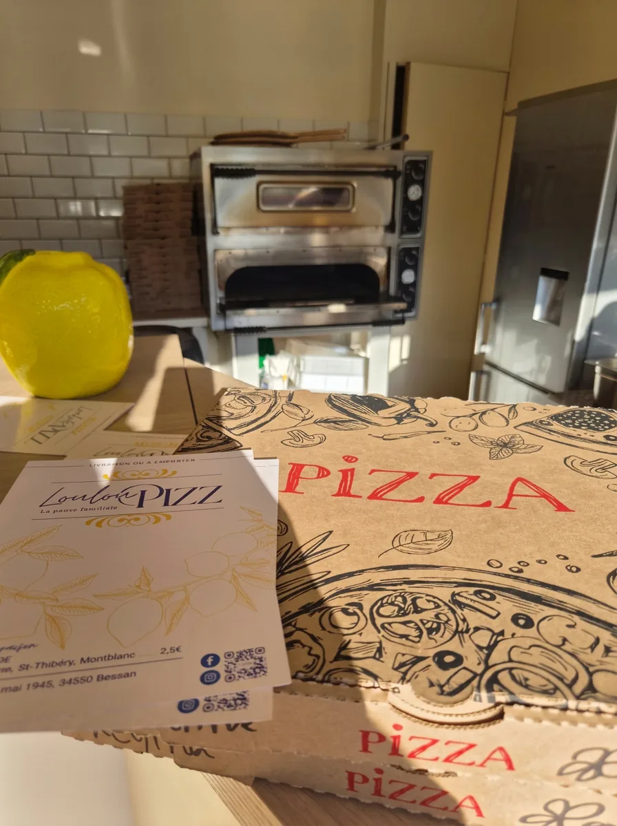 Le four et le comptoir de Loulou Pizz à Bessan